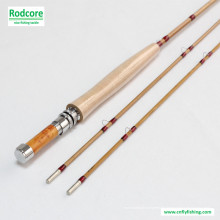 7FT6in 3wt Splitted Tonkin bambú Fly Rod